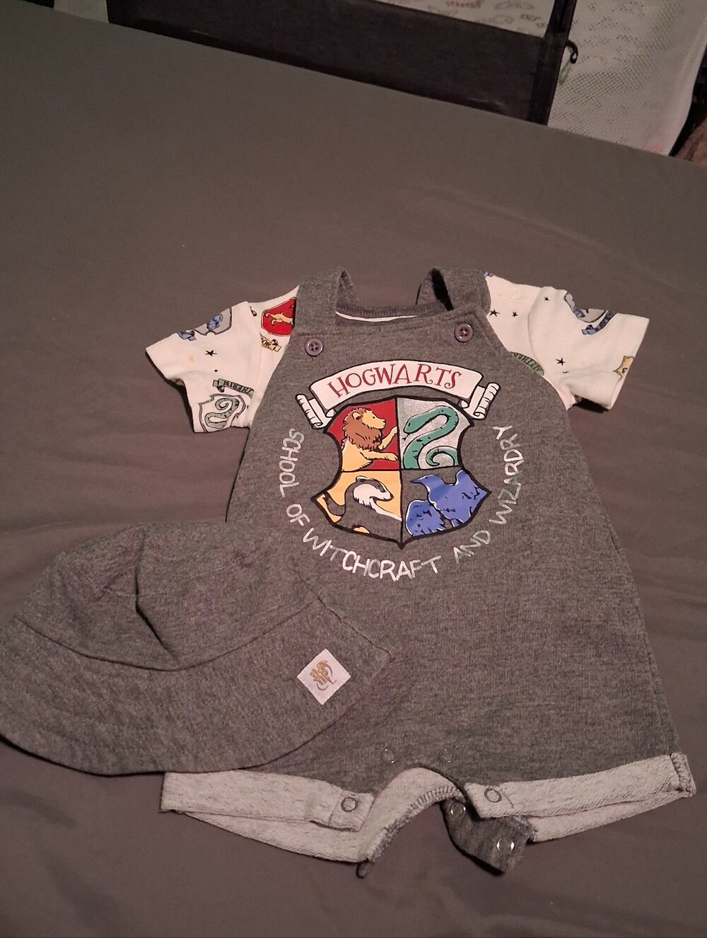 Harry Potter Gray Kids 3 Piece Outfit